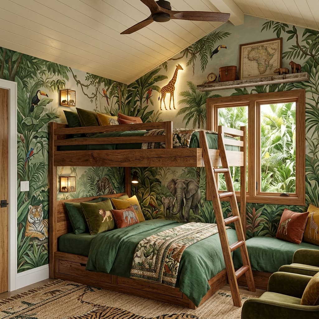 Kids Room — Luxury Jungle Safari After